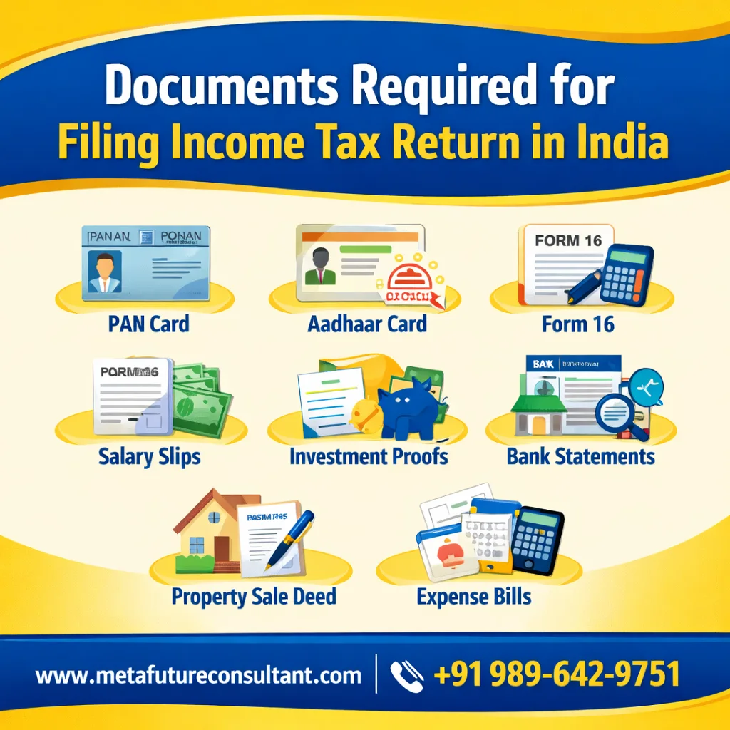 Documents Required for Filing Income Tax